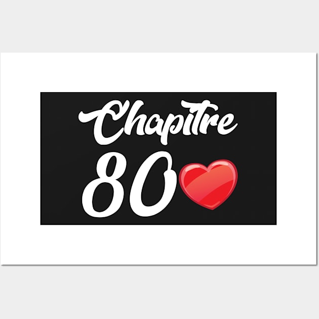 Chapitre 80 Ans Joyeux Anniversaire Nées En 1940 Wall Art by trendst